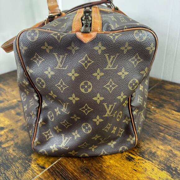 Louis Vuitton Vintage Monogram Sac Souple 45 Duffle Bag Boston Travel - Picture 9 of 16